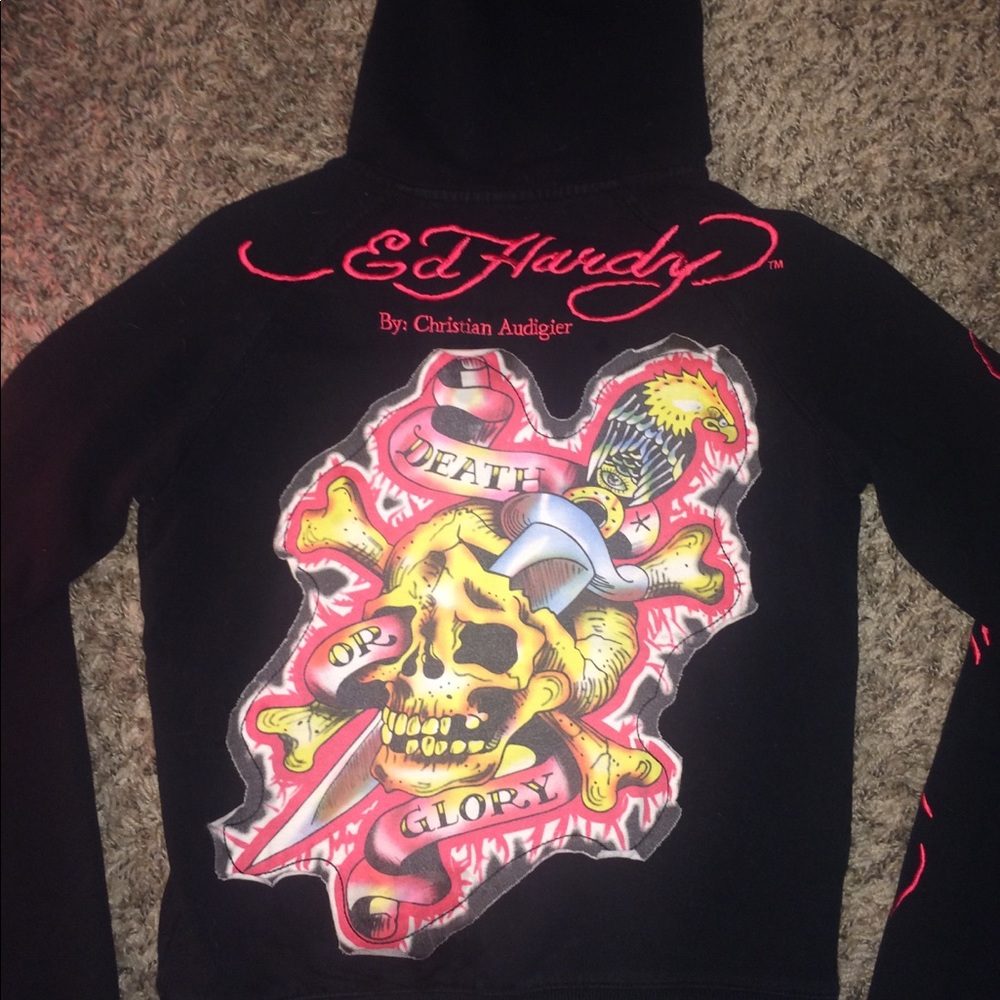 SOLD Ed Hardy by Christian Audigier “Death or Gl